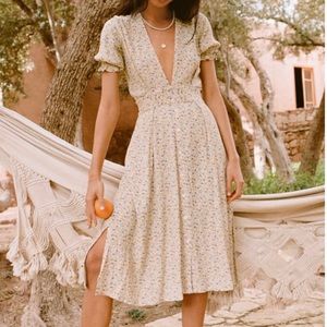 Faithfull the Brand Farrah Dress Sz10 XL